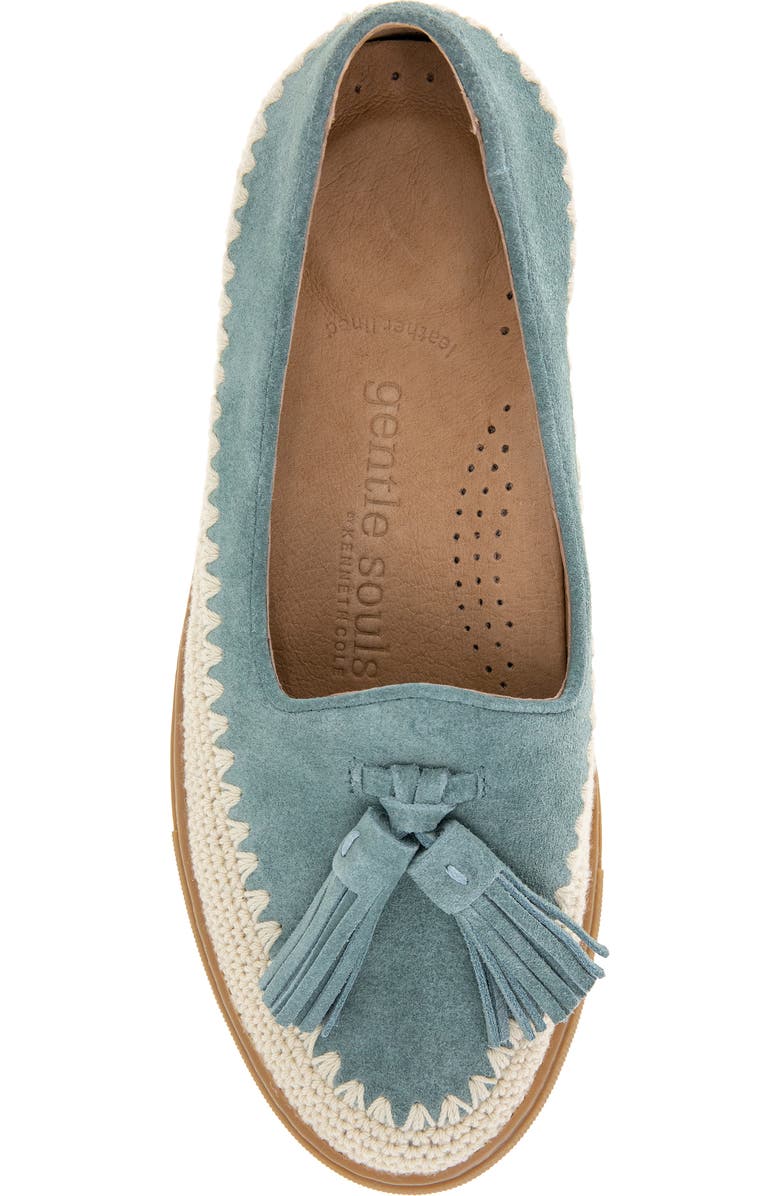 Gentle Souls Citrus Slip-On Sneaker, Alternate, color, Light Blue Suede