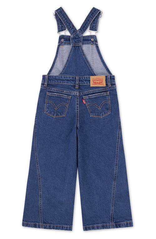 Levi's Kids' Denim Cargo Overalls In Blue