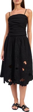 En Saison Mabel Embroidered Midi Dress