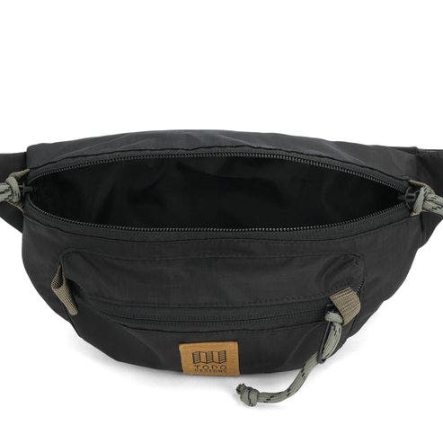 Topo Designs Mountain Waist Pack, Alternate, color, Black/Neutral