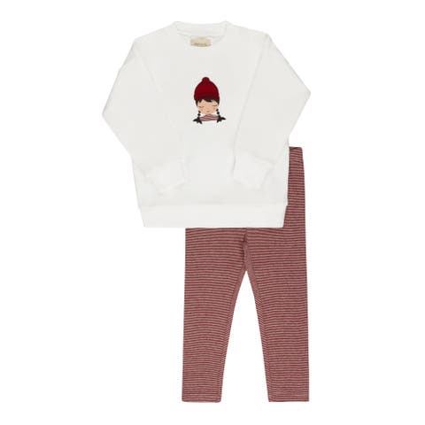 French Terry Autumn Kids Collection - Sweatshirt and Leggings (Baby)