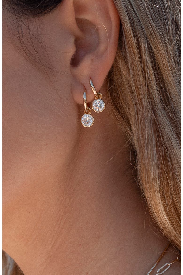 Dottie Small Hoops, Alternate, color, 14K GOLD PLATED
