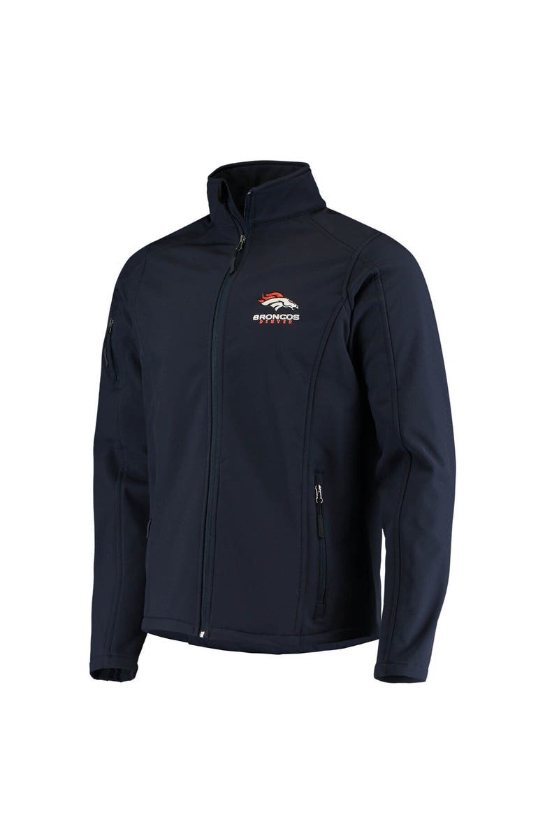 DUNBROOKE Men's Dunbrooke Navy Denver Broncos Sonoma Softshell Full-Zip Jacket, Alternate, color, Navy