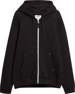 PHIPPS Stud Cotton Blend Fleece Zip Hoodie