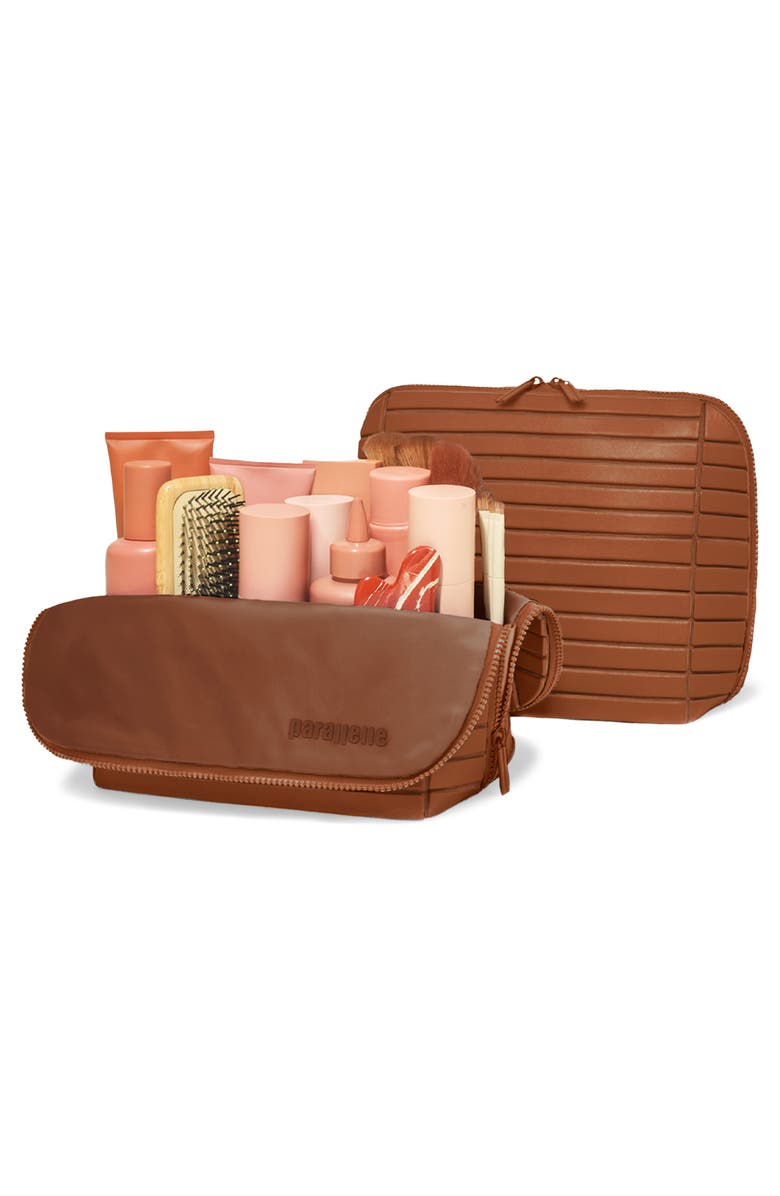 Parallelle The Large Check-In Traveller Toiletry Kit, Alternate, color, Vicuna