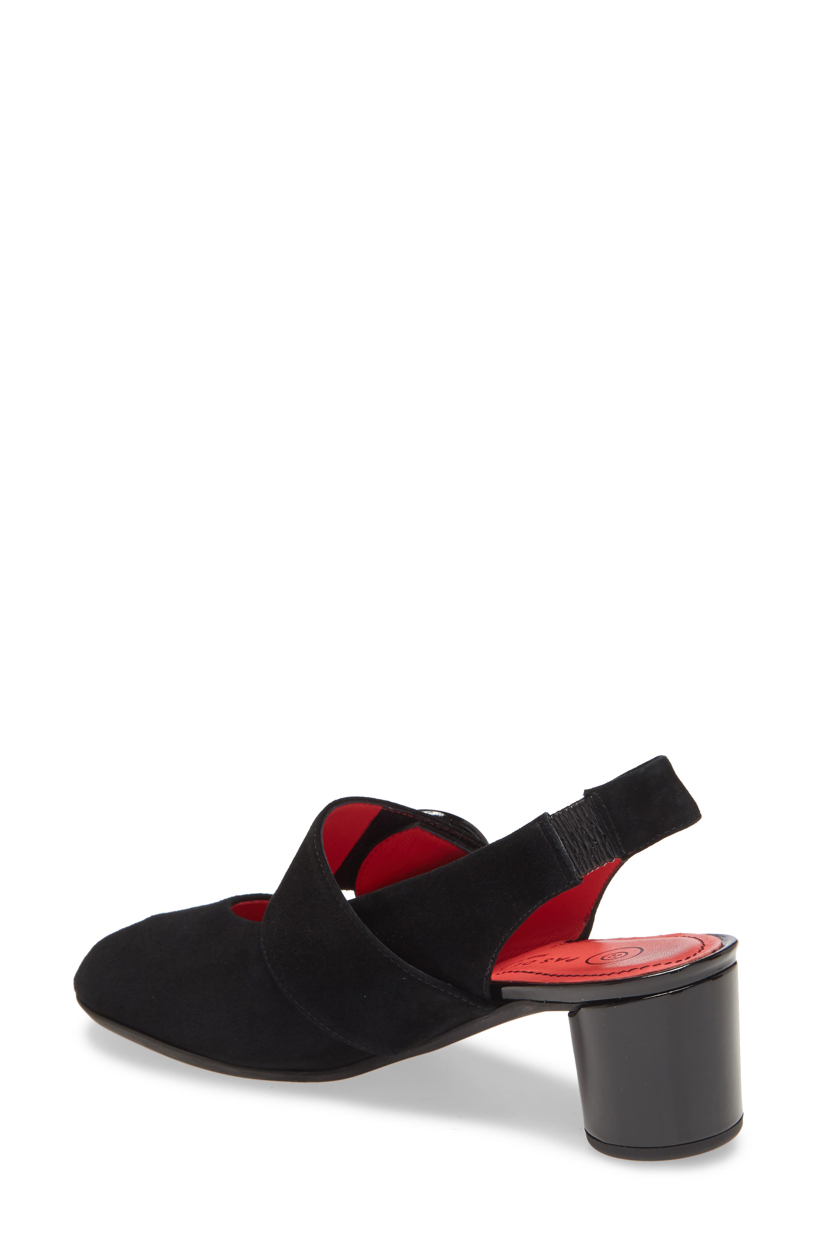 Pas de Rouge Fleur Slingback Peep Toe Sandal, Alternate, color, 