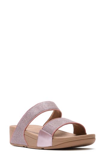 Fitflop Lulu Shimmerglitz Slide Sandal In Multi
