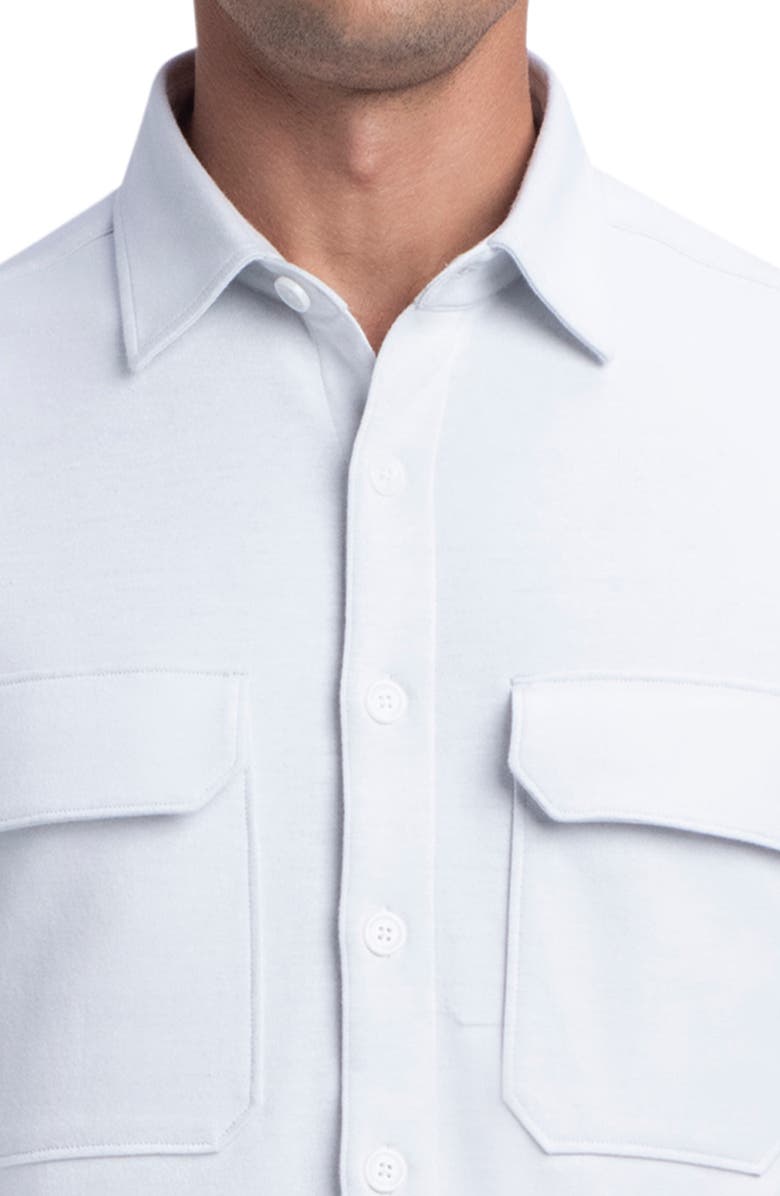 Bugatchi Comfort Stretch Shirt Jacket, Alternate, color,