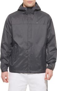 Tommy Hilfiger Nylon Rain Hoodie Jacket