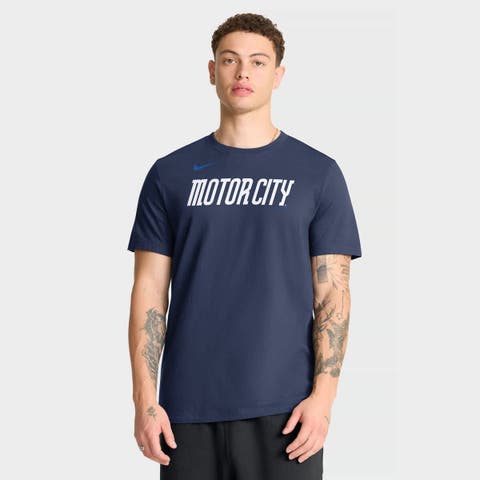 Men's Nike Navy Detroit Tigers City Connect Large Logo T-Shirt