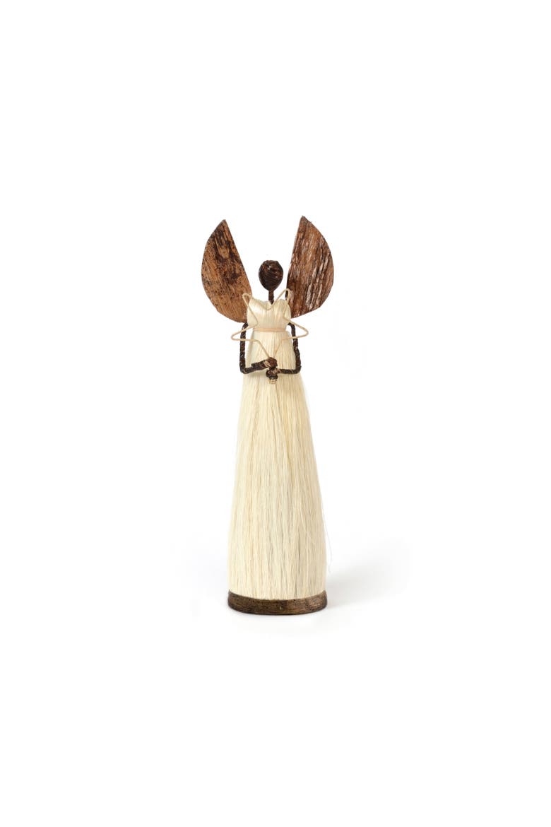 White Angel Figure, Main, color, Natural