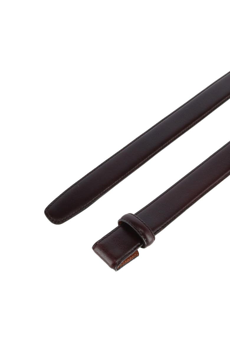 Cortina Leather 25mm Compression Belt Strap, Alternate, color, Dark Brown