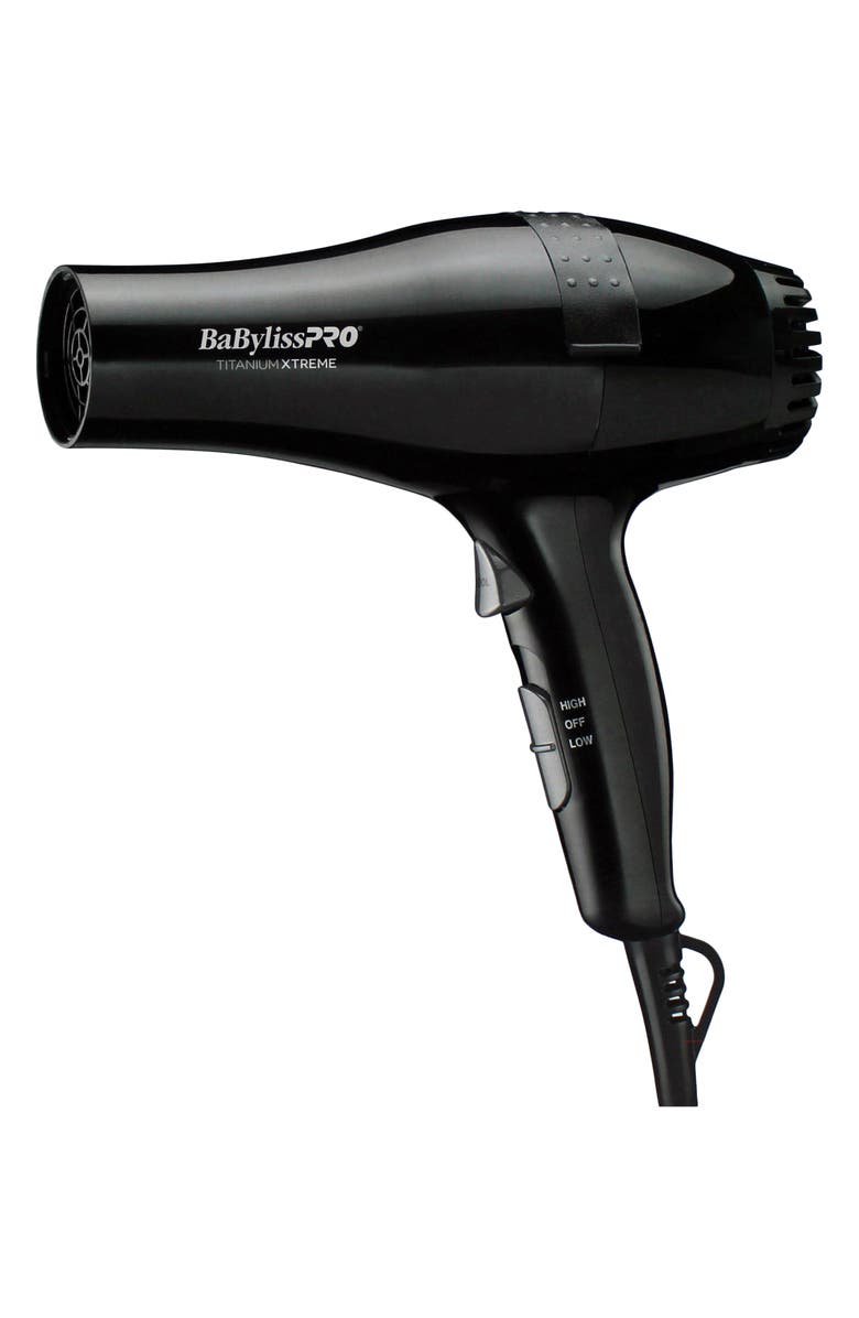BaBylissPRO PRO Titanium Xtreme Hair Dryer, Main, color,