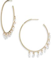 NORDSTROM RACK Cubic Zirconia Hoop Earrings