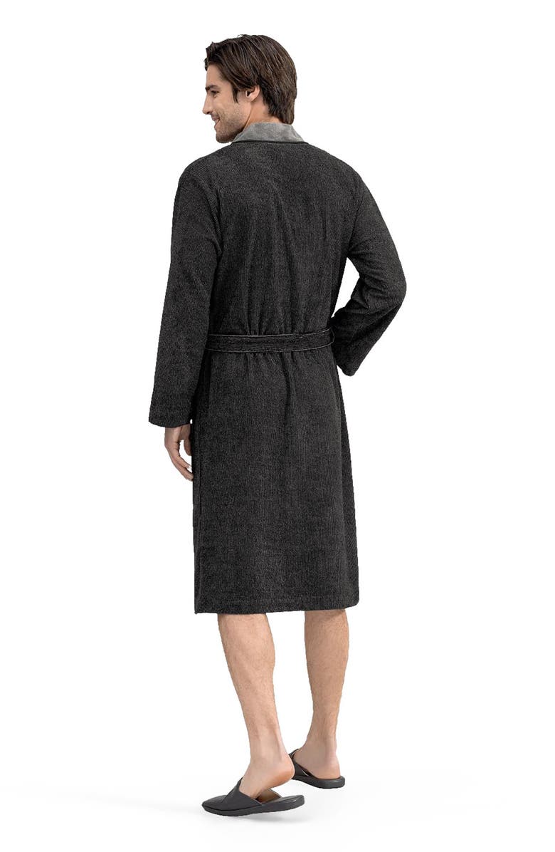 Togas Franco Men's Bathrobe, Alternate, color, Black