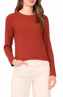Halogen® Fitted Raglan Sleeve Knit Top