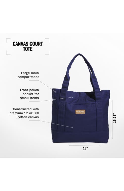 ADIDAS ORIGINALS ADIDAS CANVAS COURT TOTE BAG