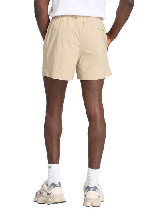New Balance Athletics Woven Stretch Nylon Shorts In Neutral