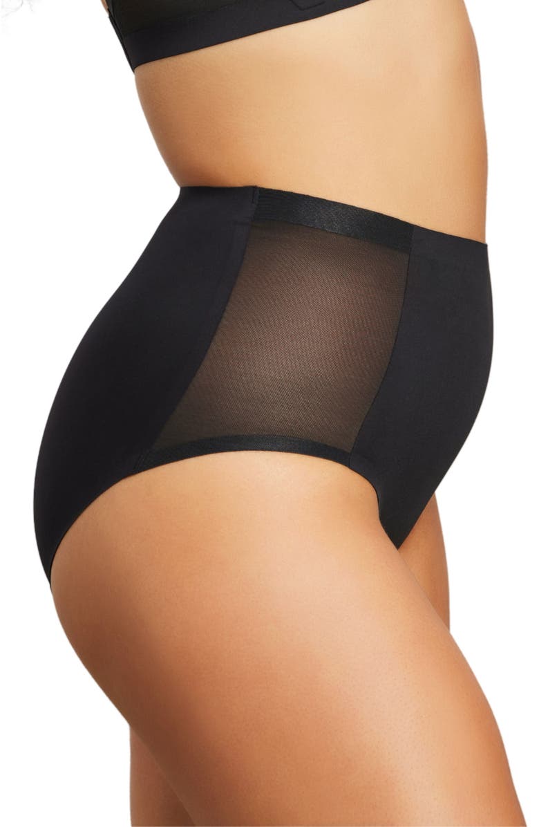 Siella Sexy Smooth Shaping Brief, Alternate, color, Black