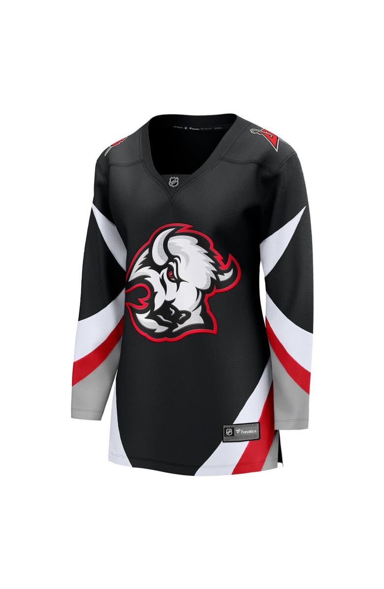 FANATICS Women's Fanatics Branded Black Buffalo Sabres Alternate Premier Breakaway Blank Jersey, Alternate, color, Black