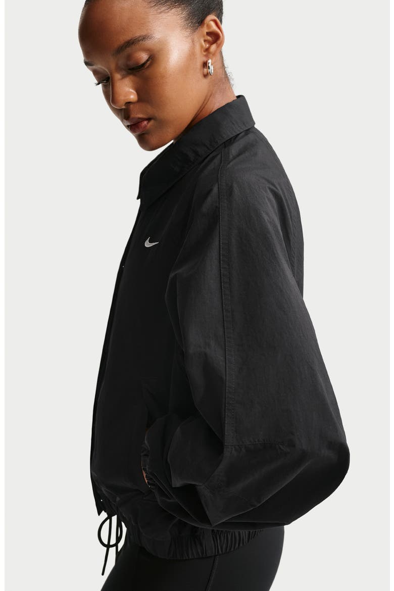 Sportswear Coach's Jacket, Alternate, color, 010 BLACK/SAIL