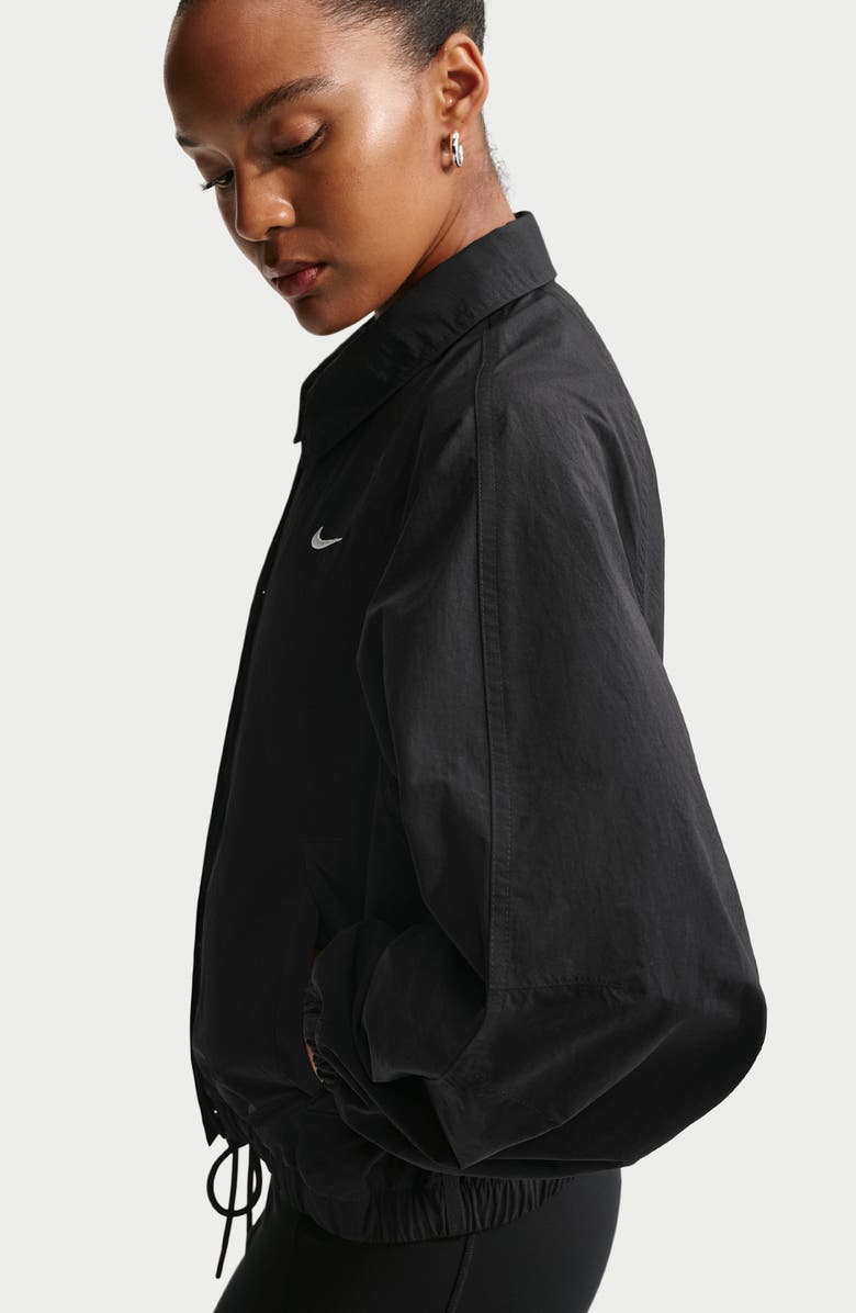 Nike Sportswear Coach's Jacket, Alternate, color, Black/ Sail