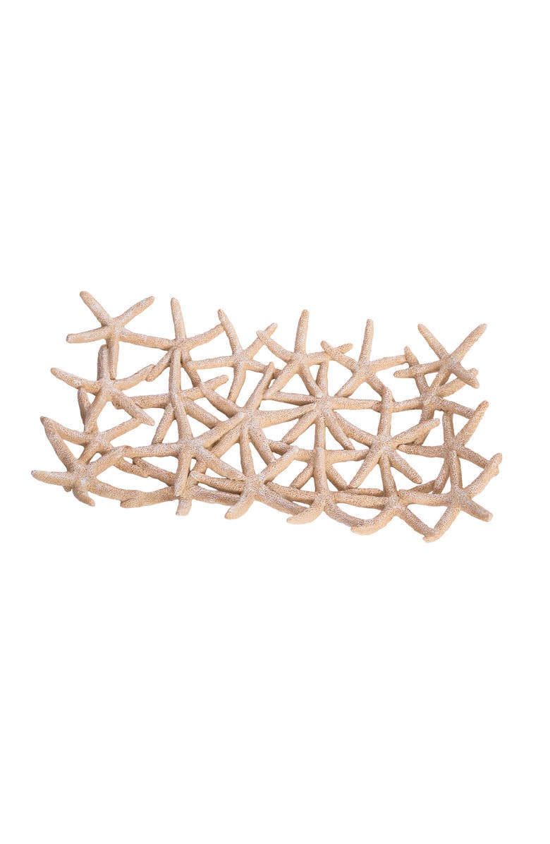 Gallerie II Sea Star Large Decorative Center Piece Figurine, Alternate, color, Beige