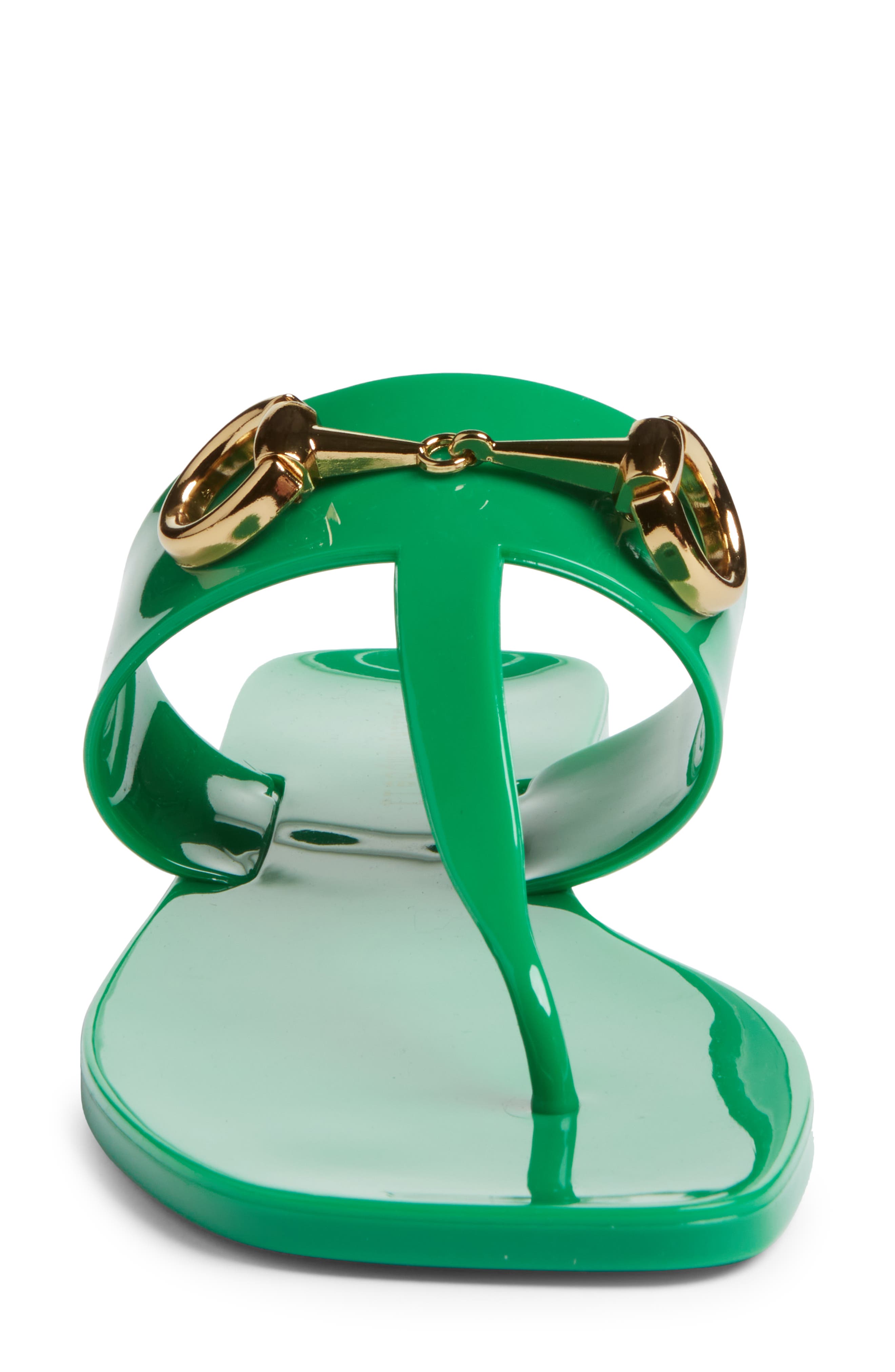 A Lil Bit Sandal, Alternate, color, GREEN SHINY