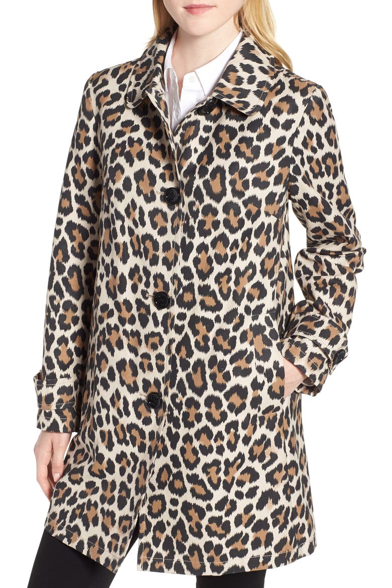 leopard print water repellent coat video
