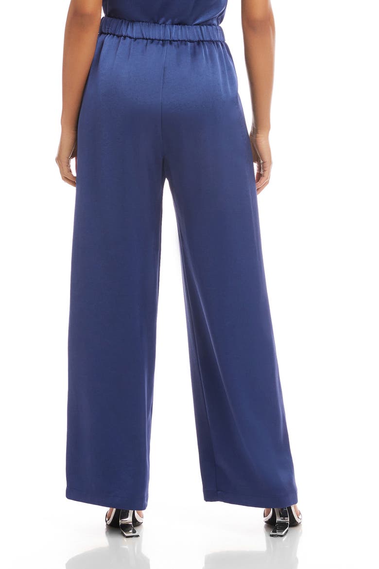 Sofi Satin Wide Leg Pants, Alternate, color, DEEP BLUE