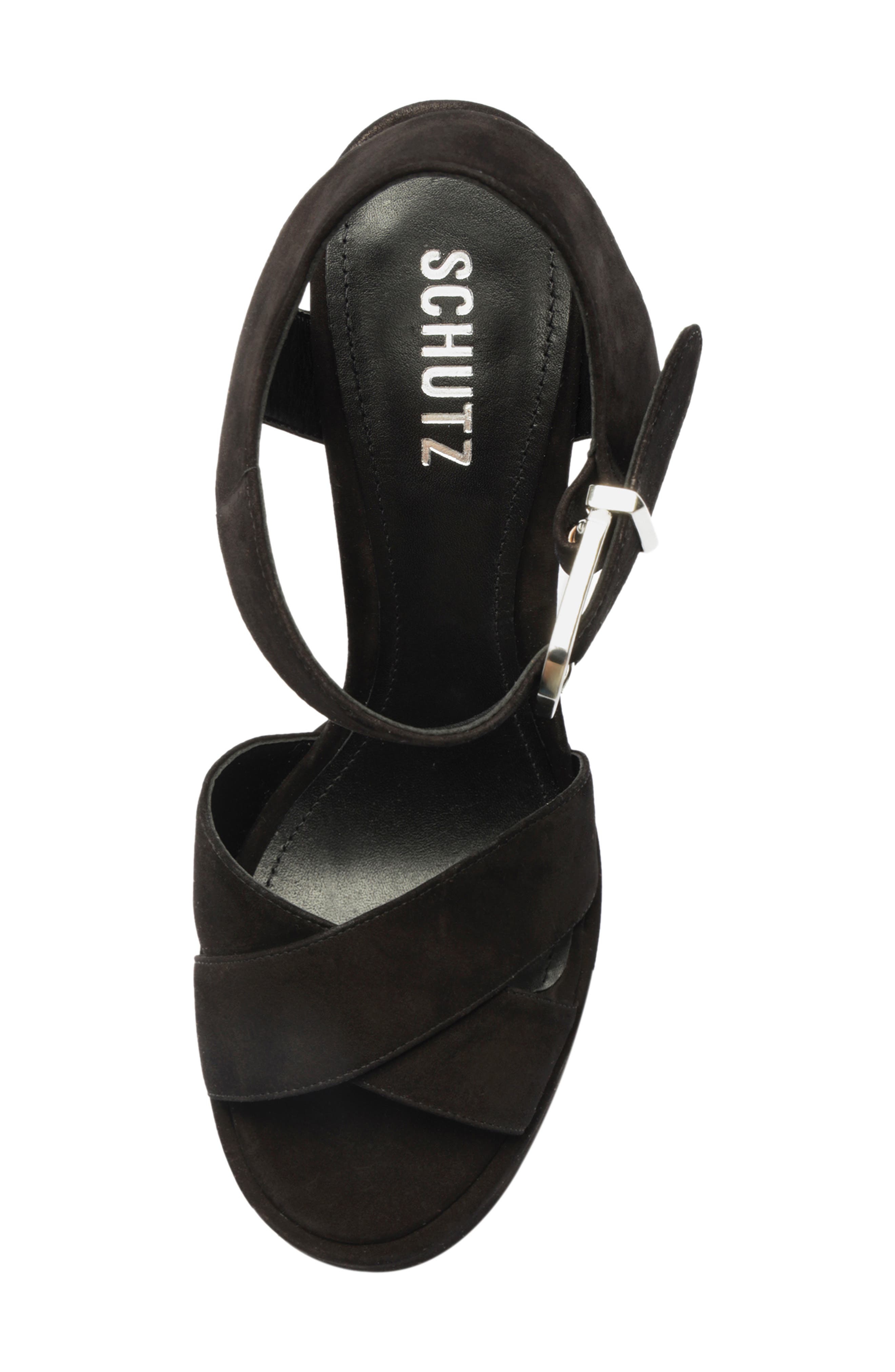 Schutz Penelope Ankle Strap Platform Sandal, Alternate, color, 