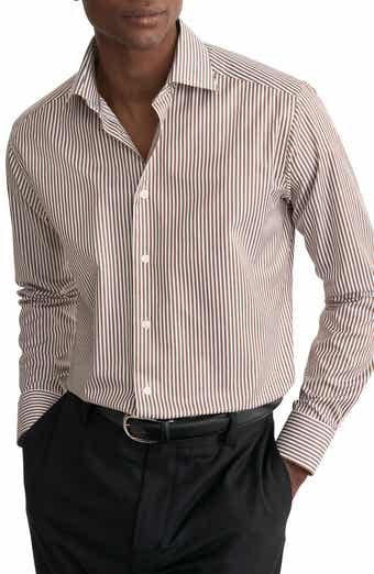 Slim Fit Bengal Stripe Dress Shirt