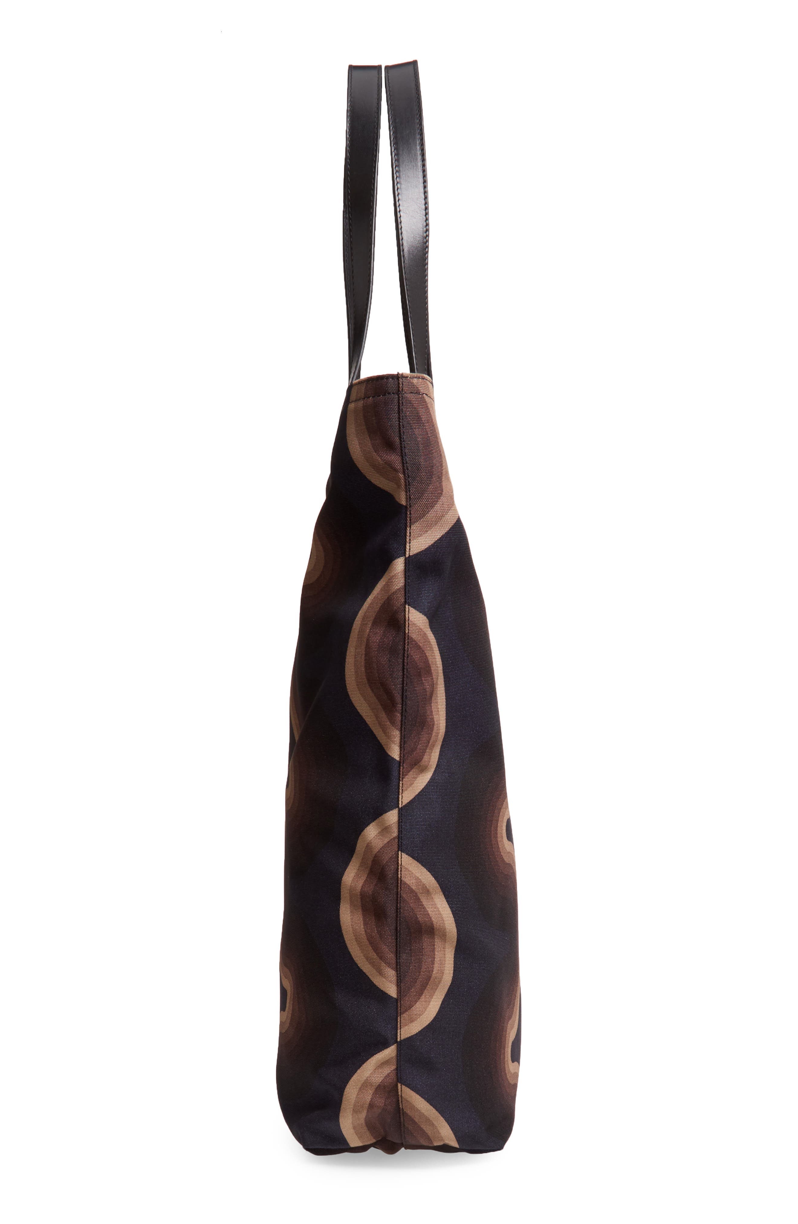 Dries Van Noten Wave Print Tote Bag, Alternate, color, 