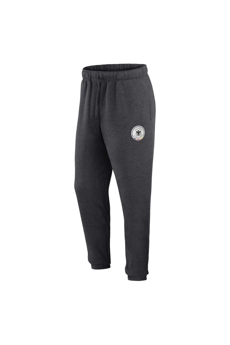 Men's Fanatics Branded Heather Charcoal Germany National Team From Tracking Sweatpants, Alternate, color, Heather Charcoal