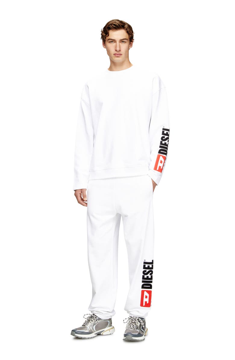 DIESEL<sup>®</sup> S-Boxt-NC-Div Sweatshirt, Alternate, color, White