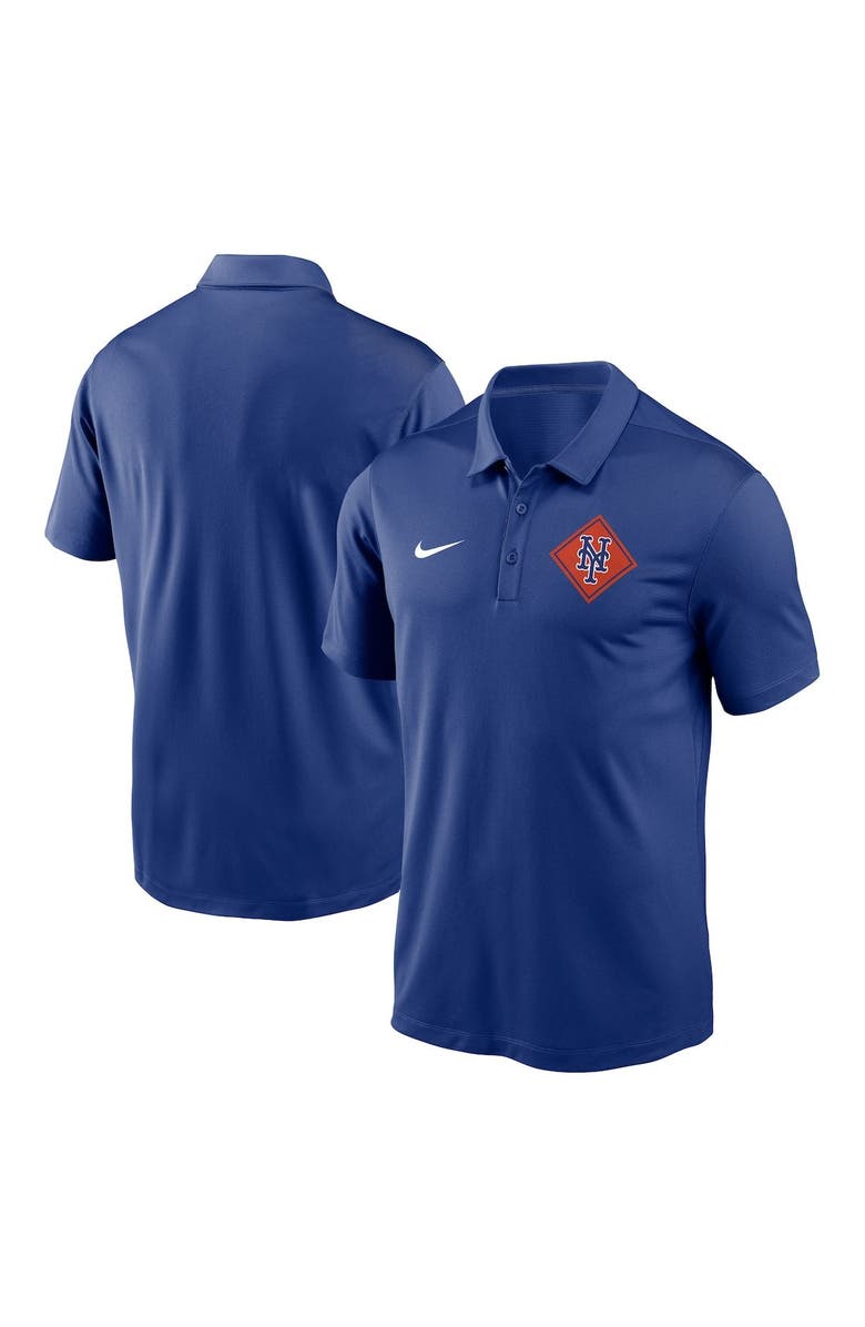 Nike Men's Nike Royal New York Mets Diamond Icon Franchise Performance Polo, Alternate, color, 