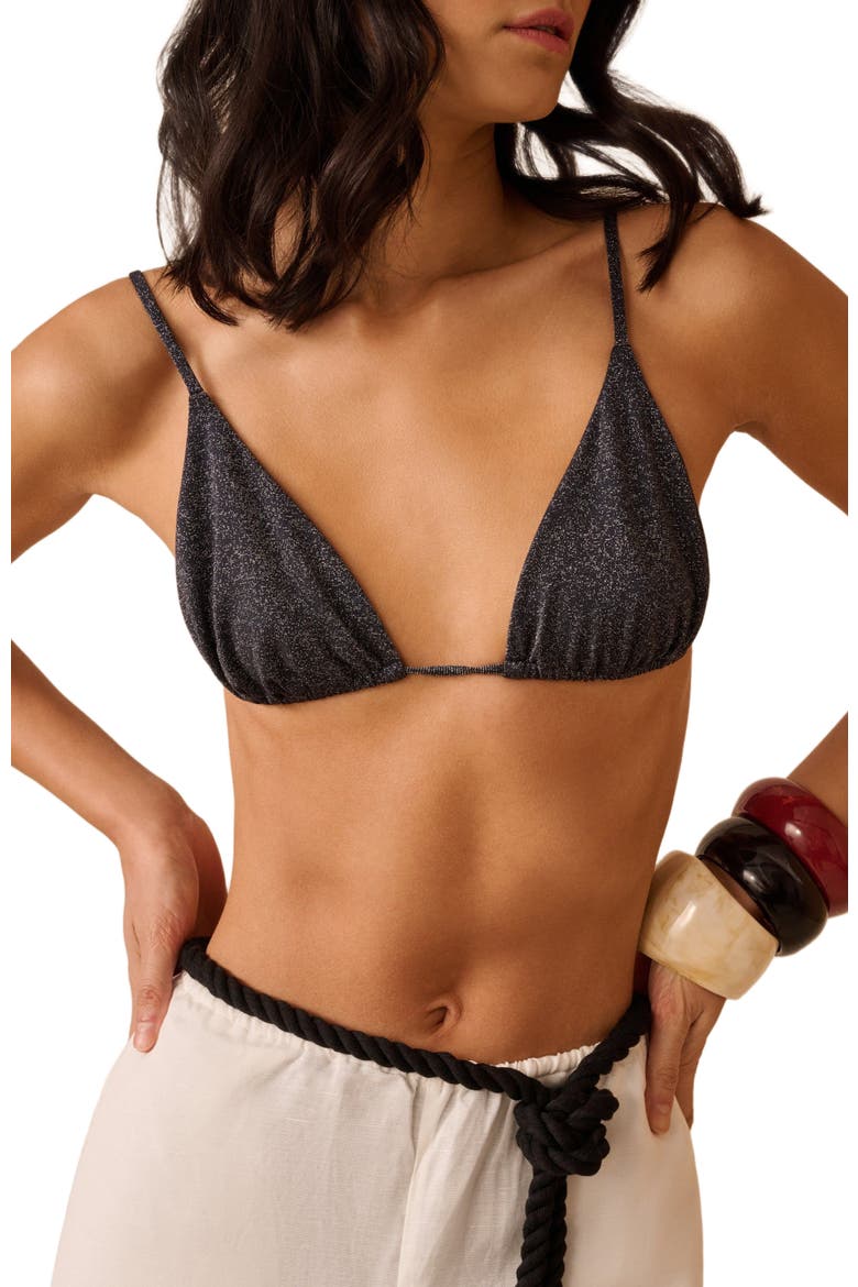 Alexa Bikini Top, Alternate, color, Noir Navy