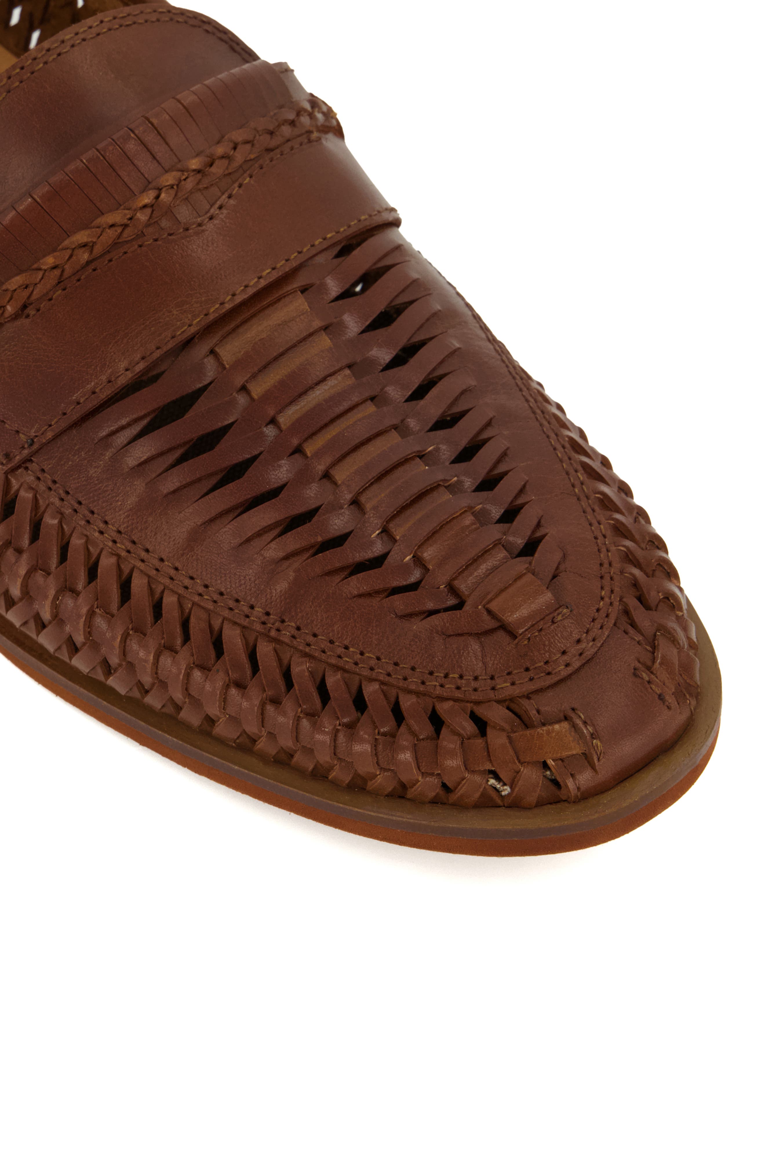 Dune London Brickles Woven Loafer, Alternate, color, Tan