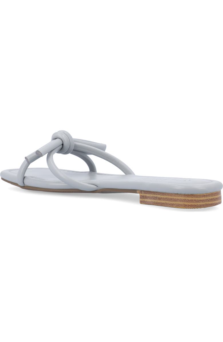 Journee Collection Soma Bow Sandal, Alternate, color, Blue