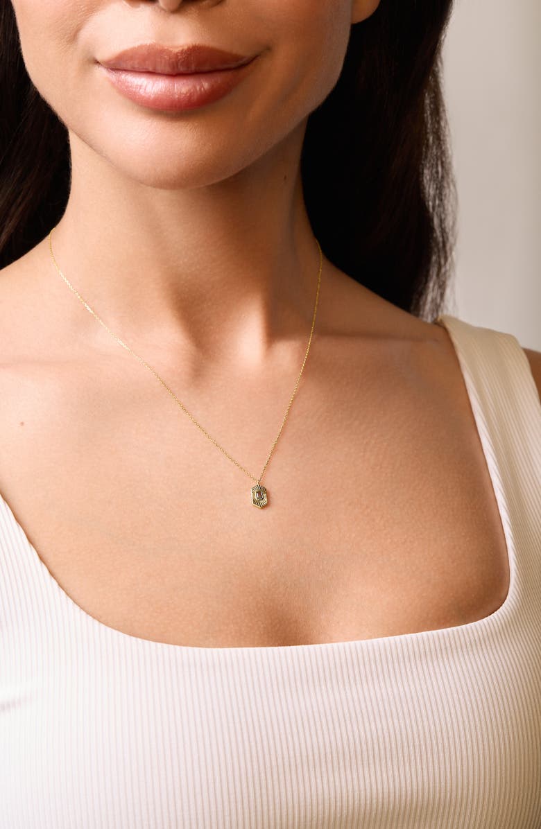 Bony Levy Pendant Necklace, Alternate, color, 14K Gold/ London Blue Topaz