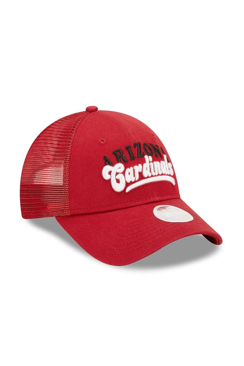 Women's New Era   Cardinal Arizona Cardinals Team Trucker 9FORTY Snapback Hat, Alternate, color, Cardinal