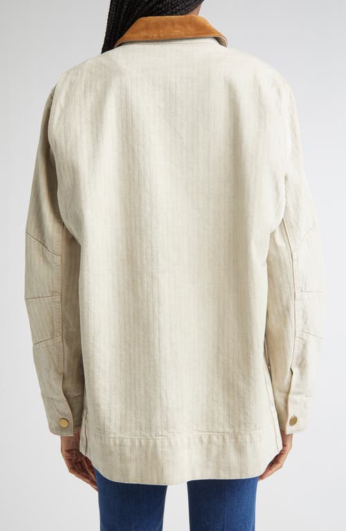 Veronica Beard Abbas Cotton Barn Jacket In Brown