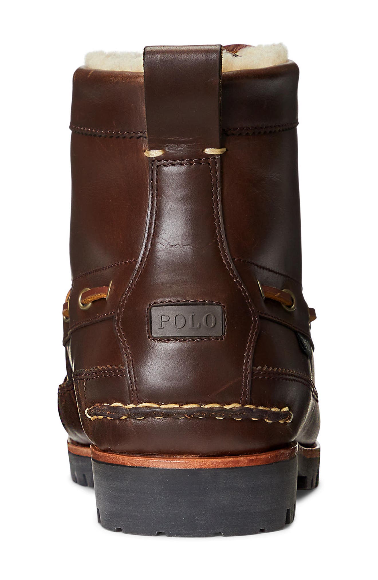 Ralph Lauren Ranger Faux Shearling Boot, Alternate, color, 