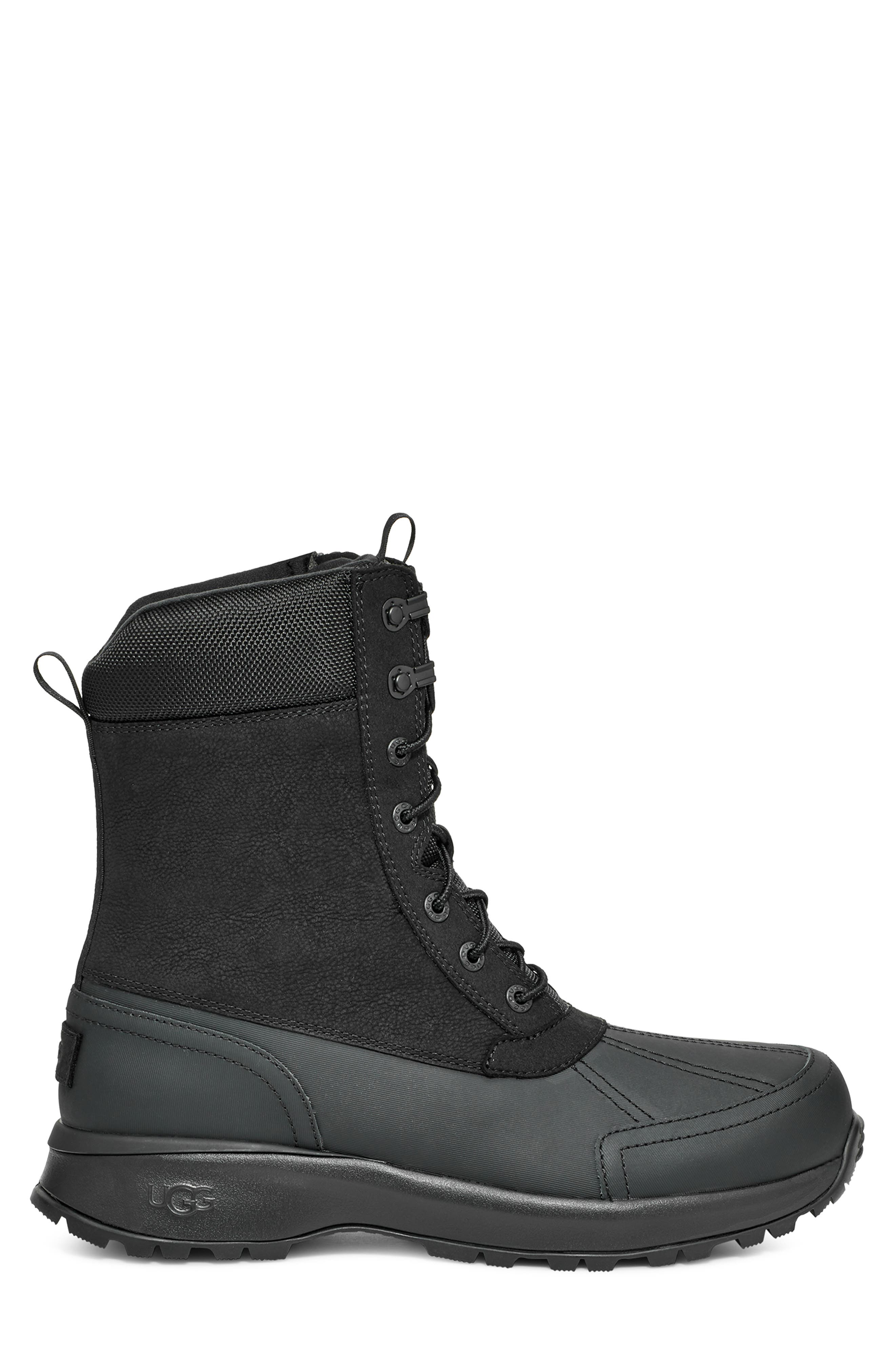 UGG<sup>®</sup> Emmett Waterproof Lace-Up Duck Boot, Alternate, color, 