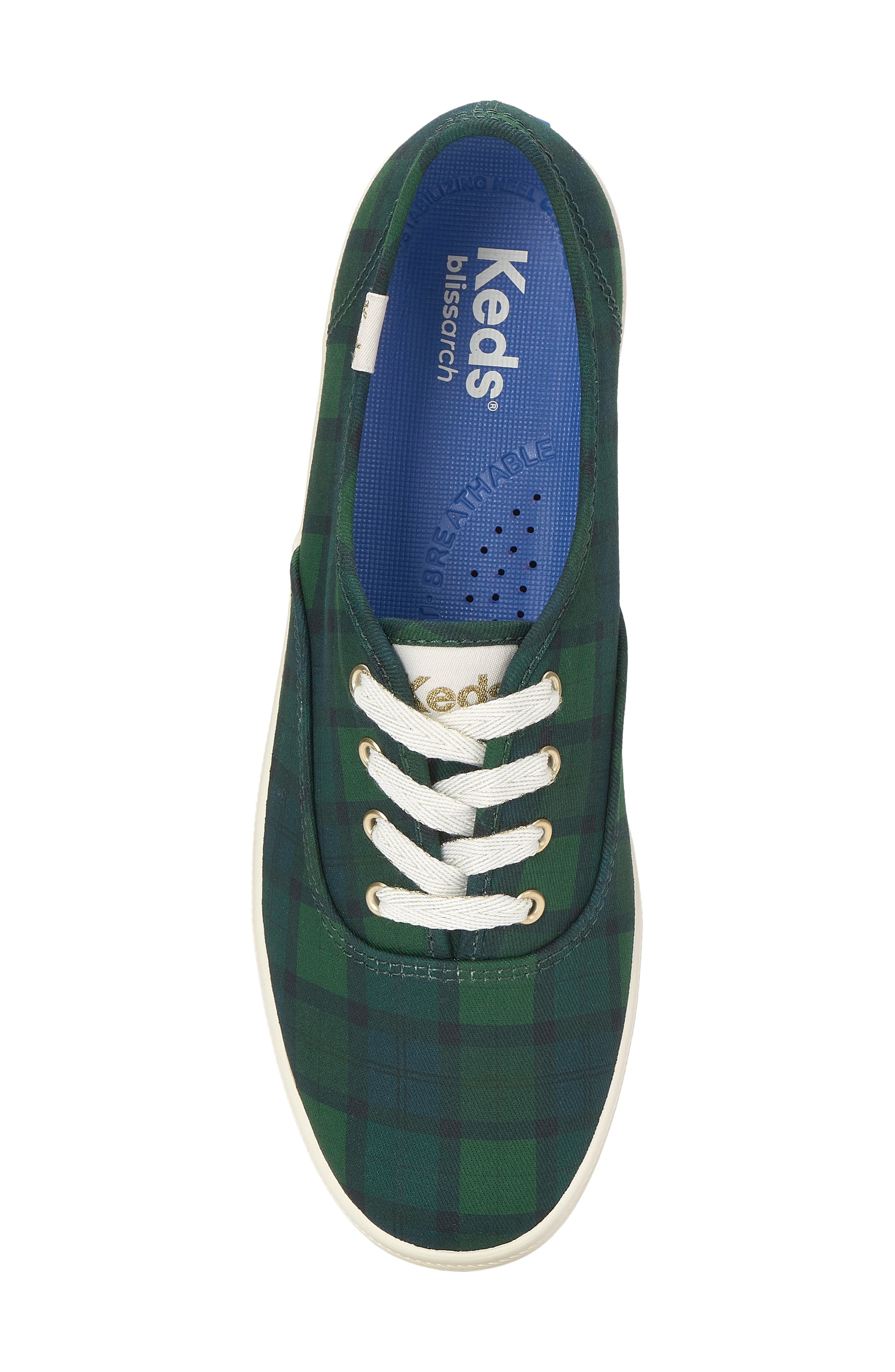 Champion Plaid Sneaker, Alternate, color, GREEN/ NAVY