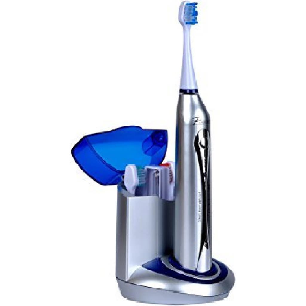 Pursonic Deluxe Plus Electric Rechargeable Toothbrush With Built In Uv Sanitizer In Silver
