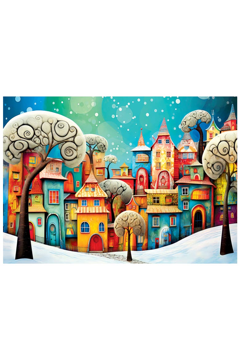 Winter Whimsey 500 Piece Jigsaw Puzzle, Alternate, color, Multicolor