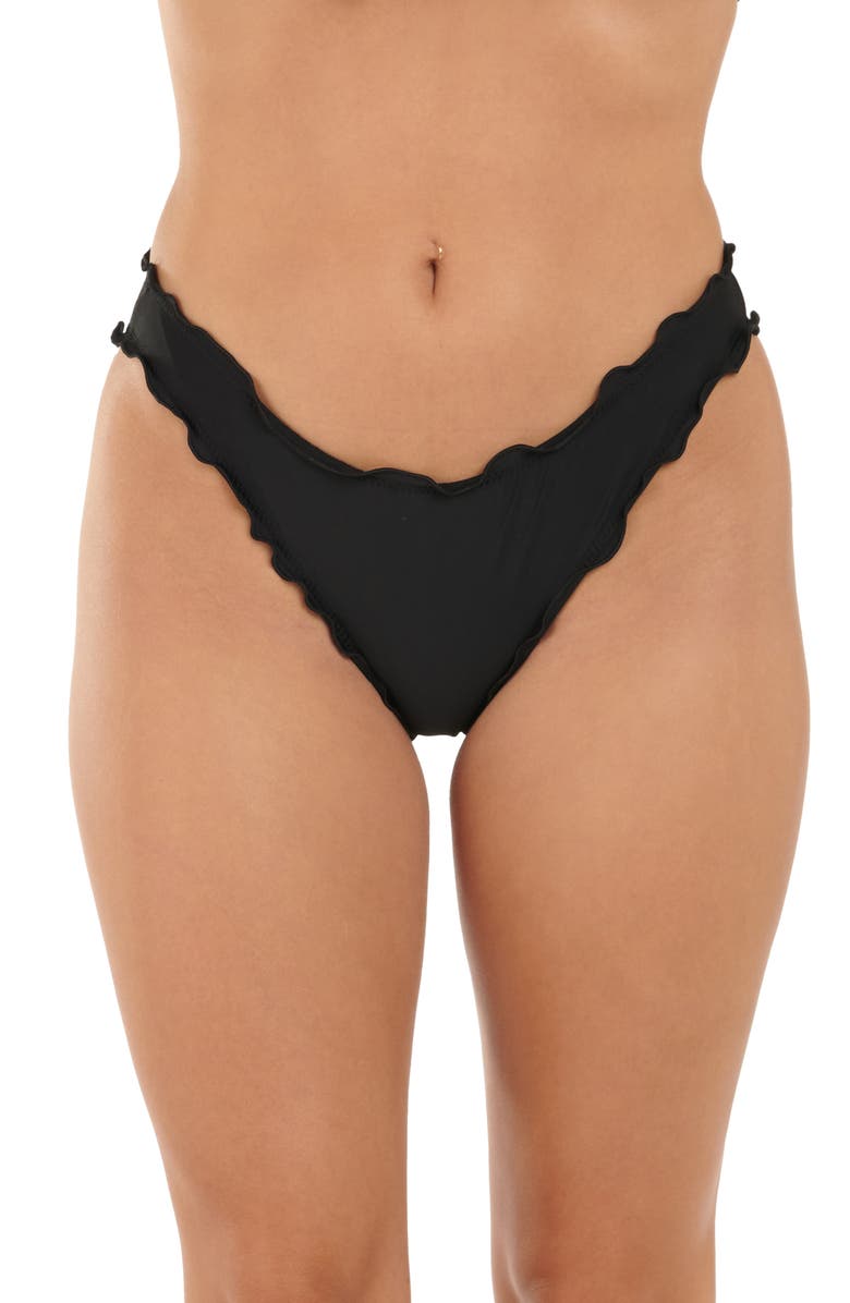 Citrus Merrow Hipster Bikini Bottoms, Main, color, Black