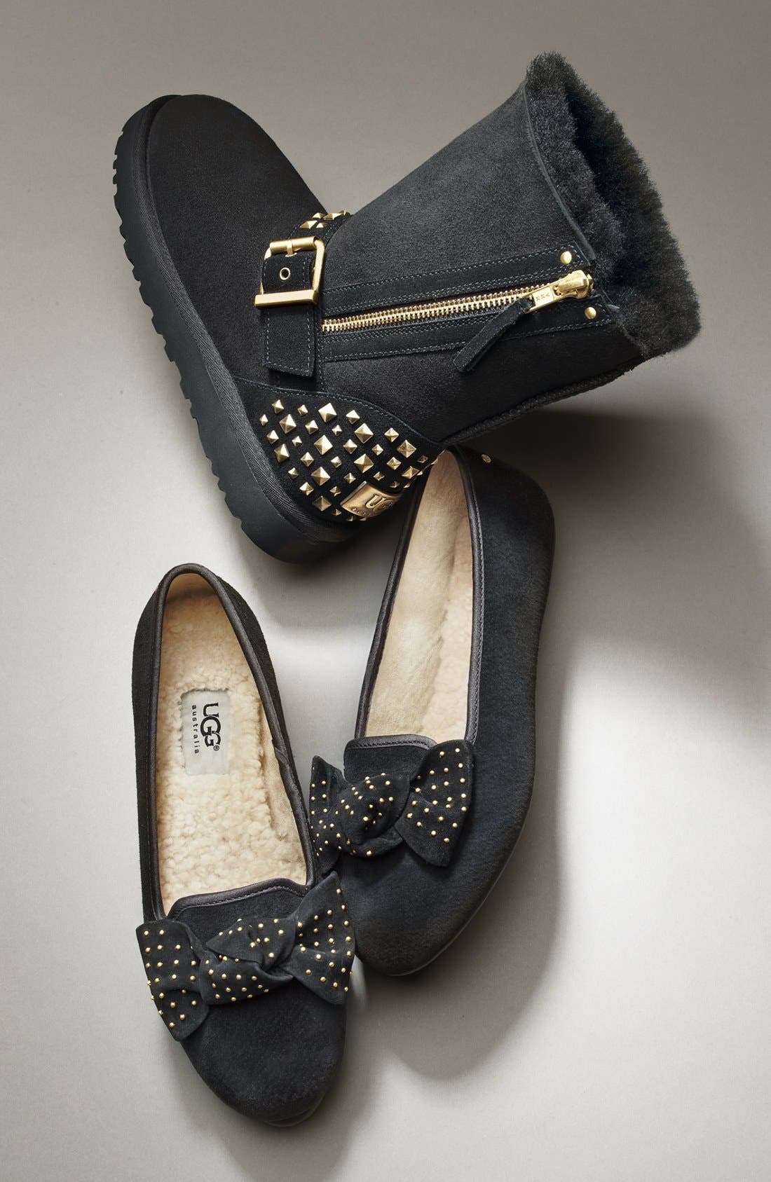 UGG<sup>®</sup> Australia 'Blaise Studs' Boot, Alternate, color, 