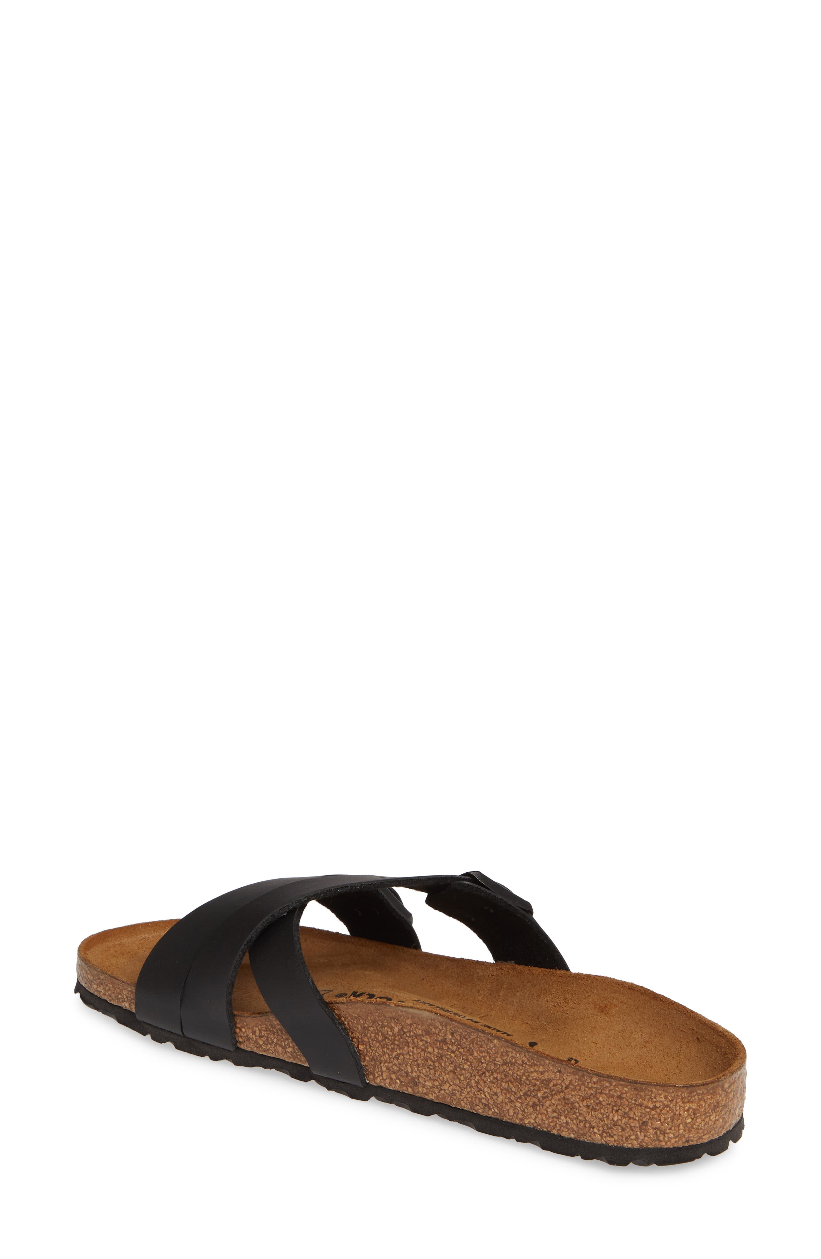 Yao Slide Sandal -, Alternate, color, BLACK